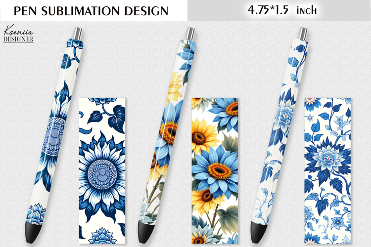 Blue Flower Clipart Image 2