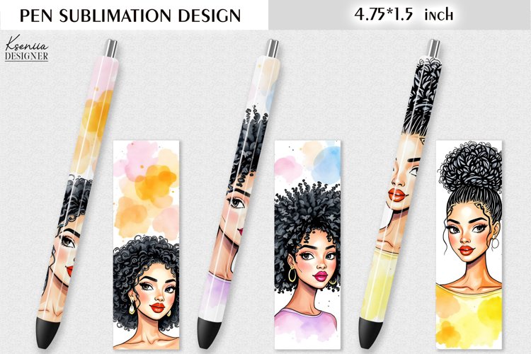 Fashion Girl |Watercolor Pen Wraps