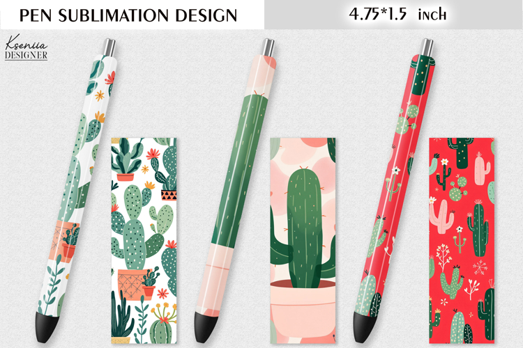 Flower Pen Sublimation | Vintage Floral Design