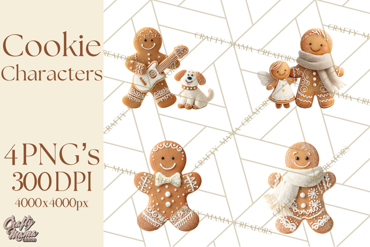 Gingerbread Men Clipart Image 21