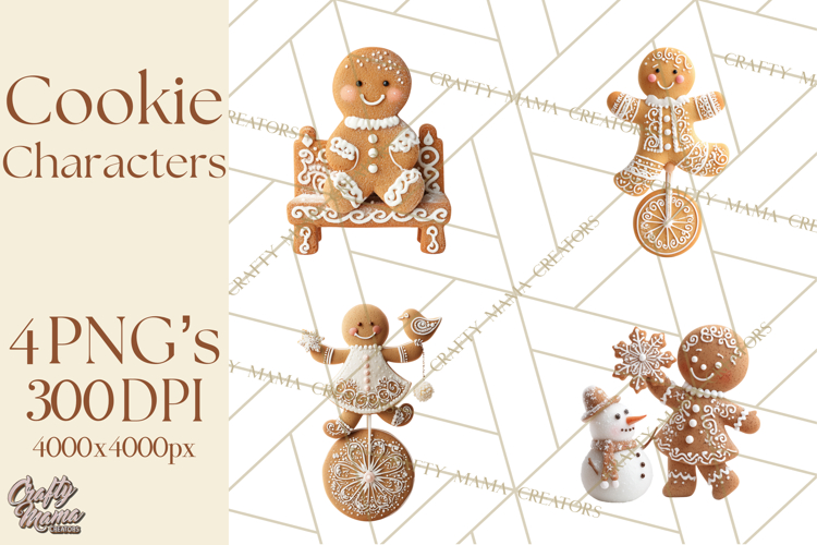 Gingerbread Men Clipart Image 22