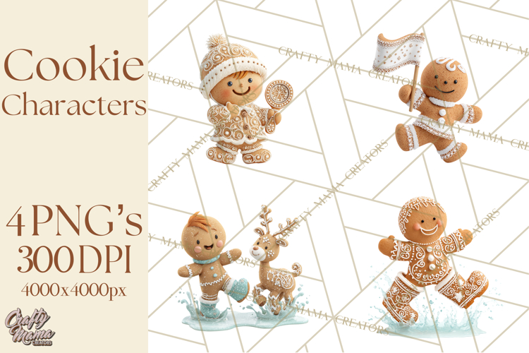 Gingerbread Men Clipart Image 6