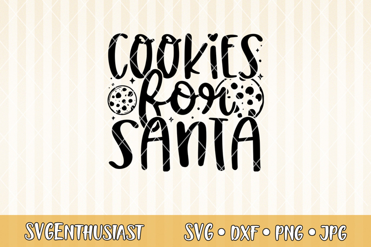 Cookies For Santa Svg Image 7