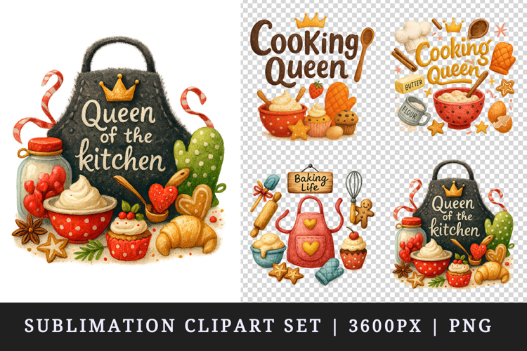 Cooking and Baking clipart printable sublimation design png