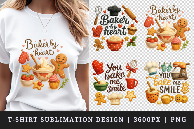 Cooking and Baking t-shirt printable sublimation design png