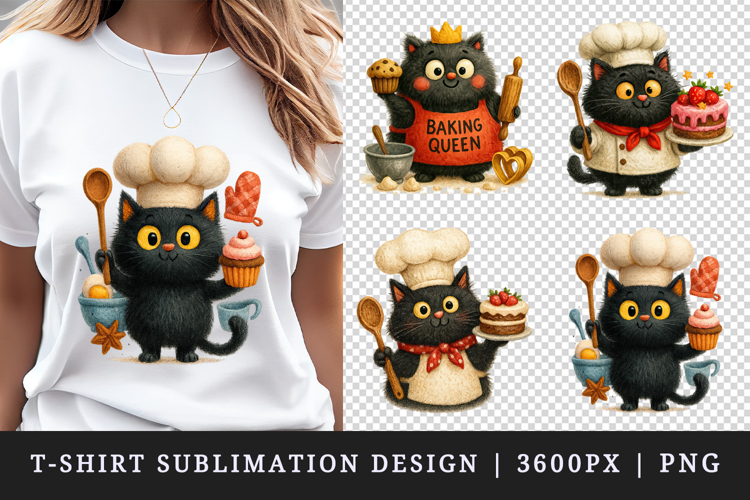 Cooking and Baking t-shirt printable sublimation design png