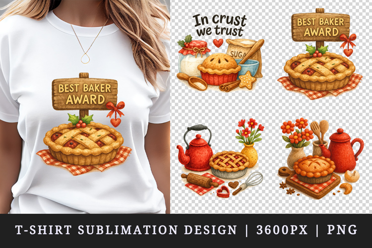 Cooking and Baking t-shirt printable sublimation design png