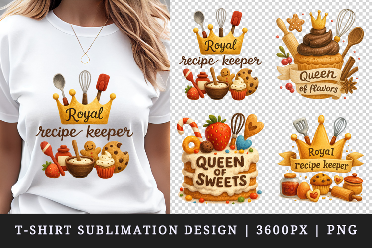 Cooking and Baking t-shirt printable sublimation design png