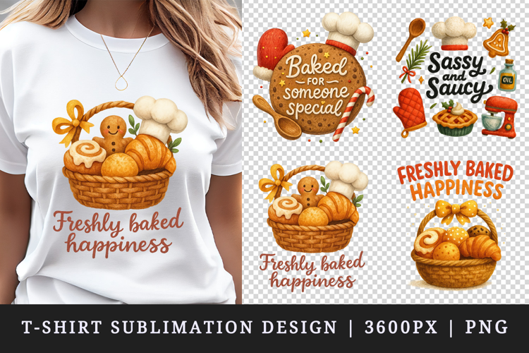 Cooking and Baking t-shirt printable sublimation design png