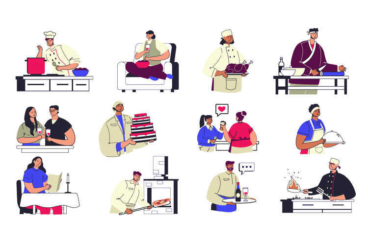Cooking Vector illustrations