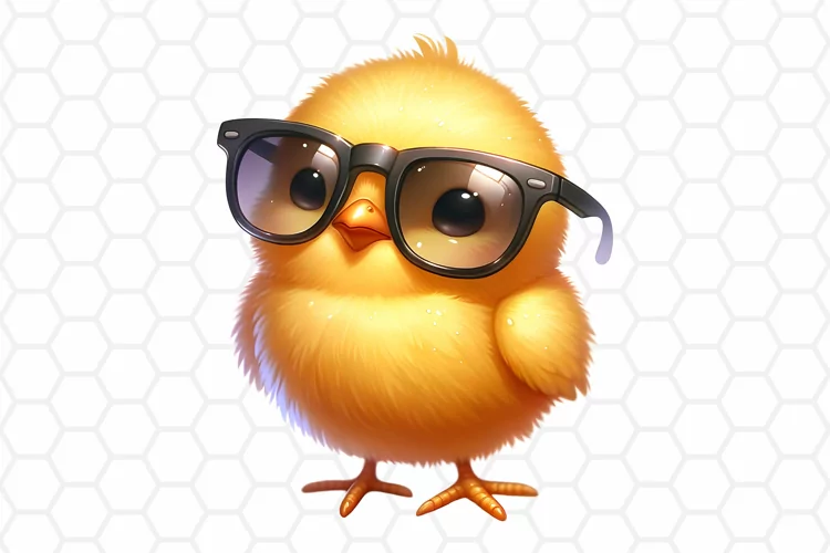 Cool Chick Watercolor Clipart | PNG Design