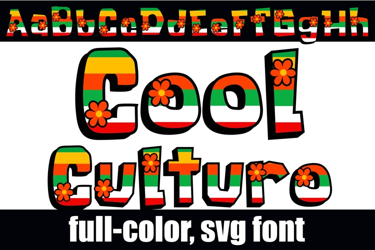 Cool Culturo Color Font
