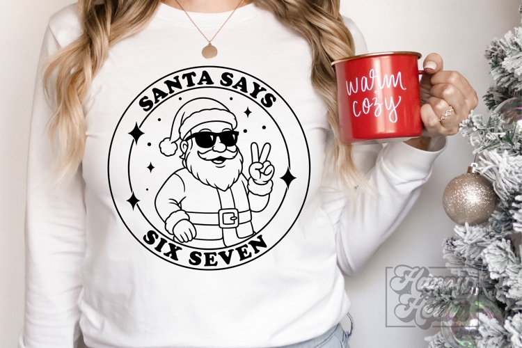 Cool Santa Svg Image 14