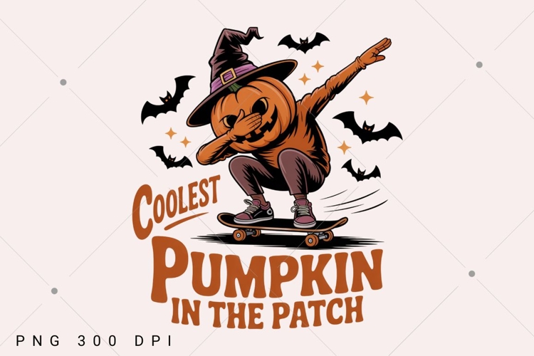 Coolest Pumpkin In The Patch PNG, Funny Halloween Pumpkin