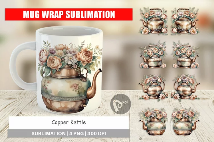 Mug Wrap Copper Kettle