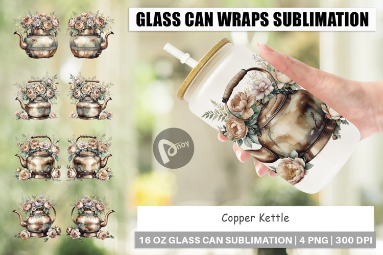 Glass Can Copper Kettle example image 1