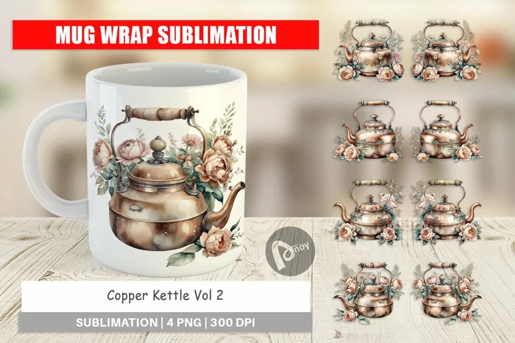 Mug Wrap Copper Kettle