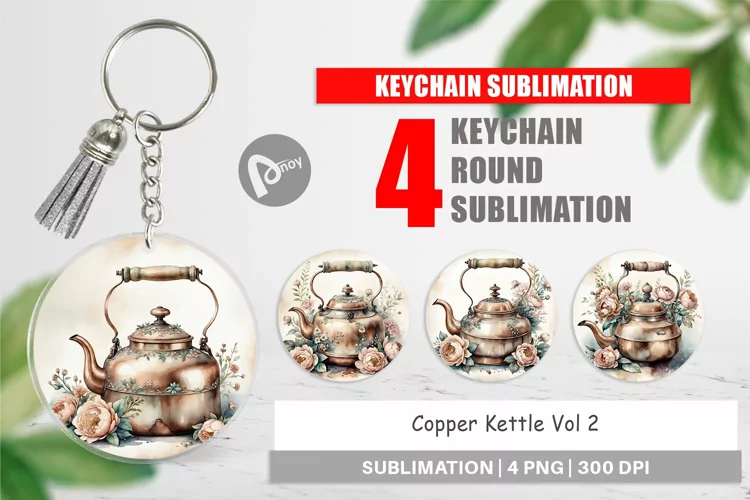 Keychain Copper Kettle