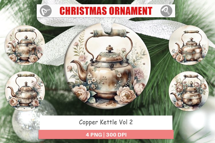 Ornament Copper Kettle