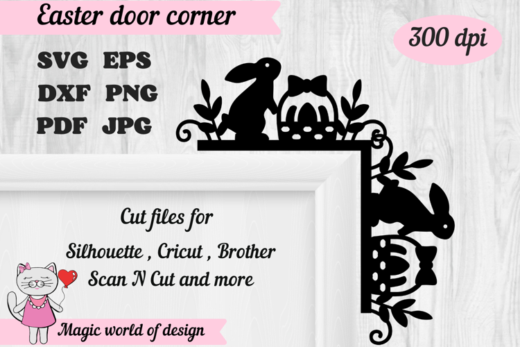 Easter Decoration| Door Corner |Easter Bunny Door Sign