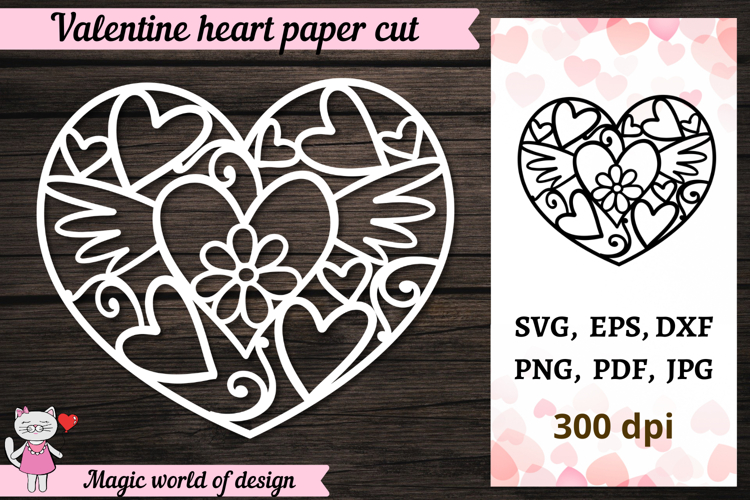Heart Valentine Svg Image 11