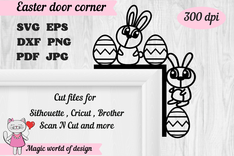 Easter Decoration| Door Corner |Easter Bunny Door Sign