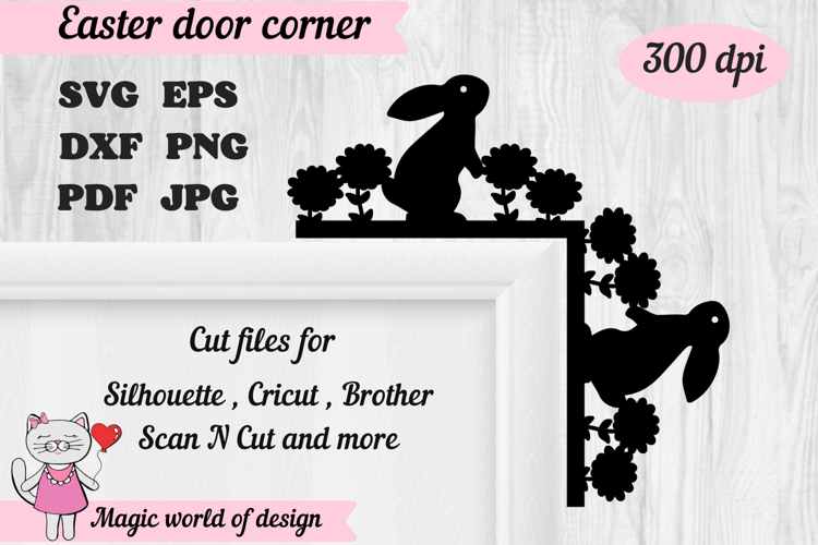 Easter Decoration| Door Corner |Easter Bunny Door Sign