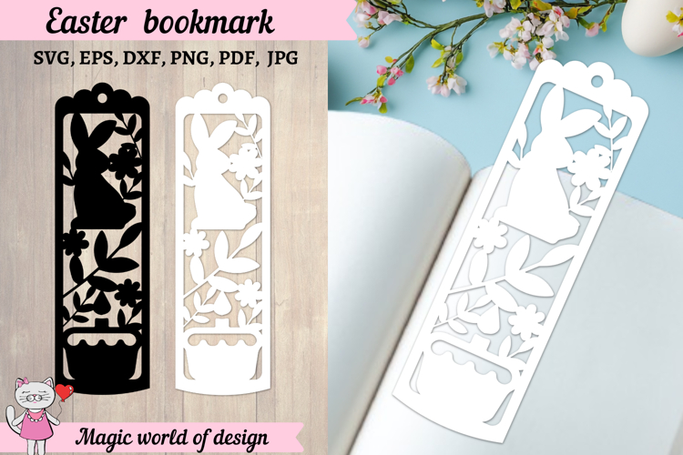 Easter Bookmark SVG ,Bookmark Template Svg,