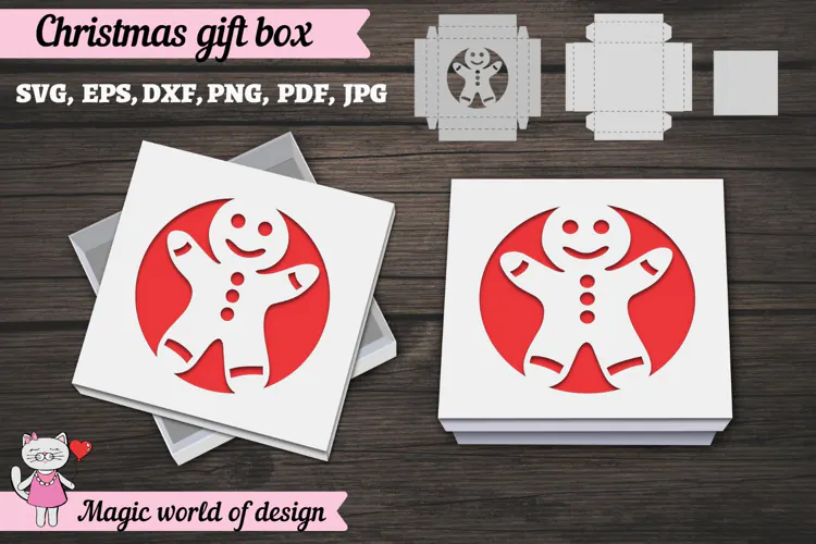 Reindeer Christmas SVG File, Cute Winter Reindeer Design