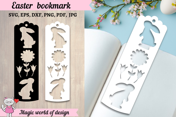 Easter Bookmark SVG ,bookmark gifting home made