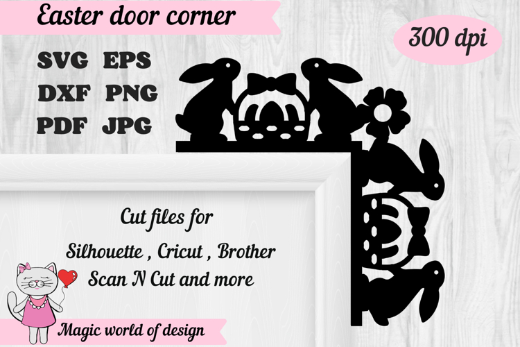 Easter Decoration| Door Corner |Easter Bunny Door Sign