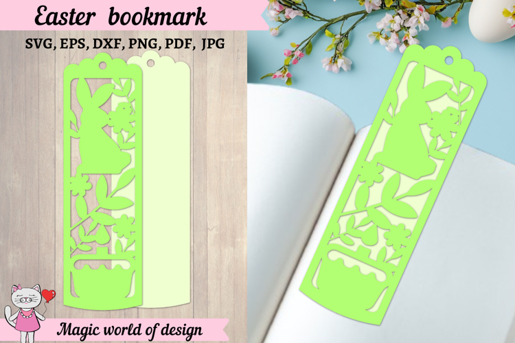 Easter Bookmark SVG ,Bookmark Template Svg,