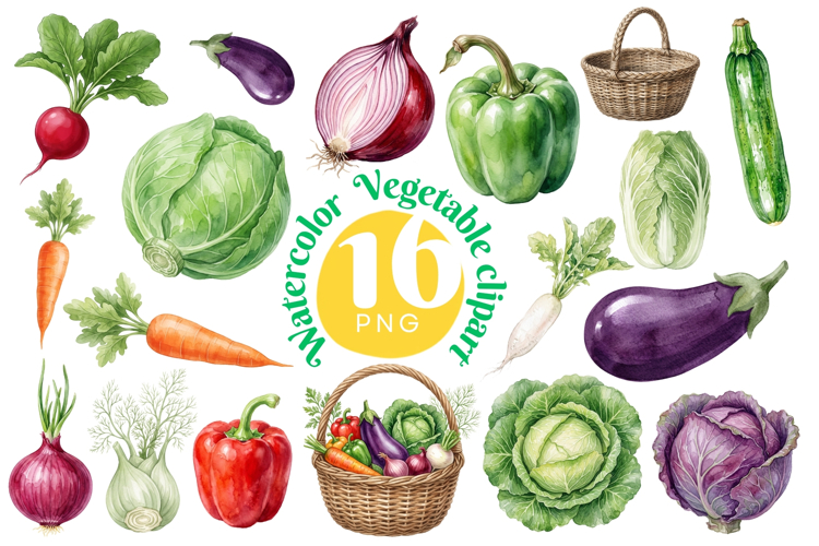 Vegetable Clipart Image 2
