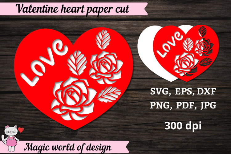 Heart Valentine Svg Image 14