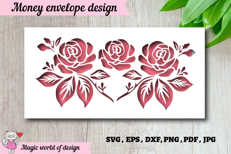Birthday money envelope for special events SVG