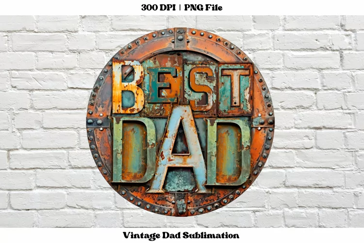Best Dad Png | Dad Sublimation | Fathers Day Sublimation Png