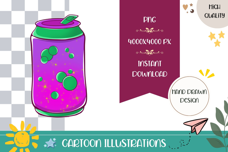 Hand Drawn Drink Illustration, Cartoon Drink PNG