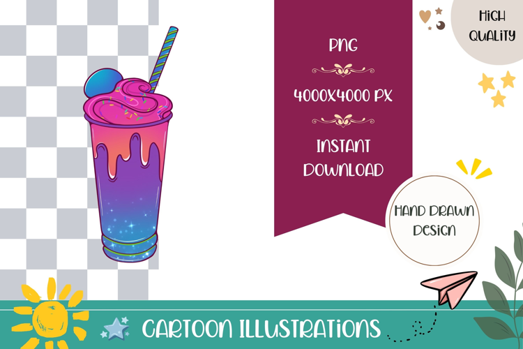 Hand Drawn Drink Illustration, Cartoon Drink PNG