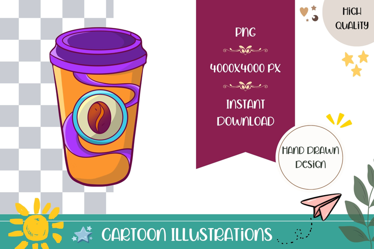 Hand Drawn Coffee Cup Illustration PNG