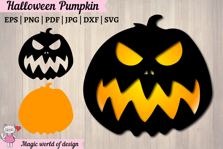 Halloween Pumpkin SVG for Cricut Silhouette