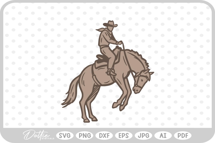 Cowboy Vector Image 4