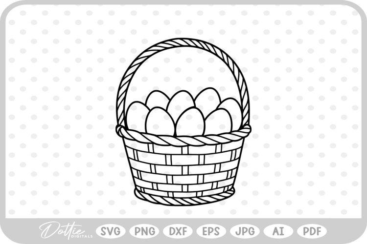 Easter Basket Svg Image 10