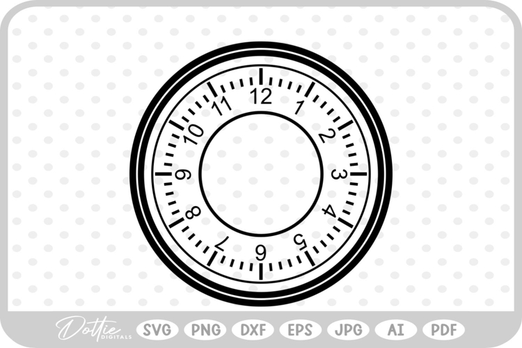 Clock Face Svg Image 21
