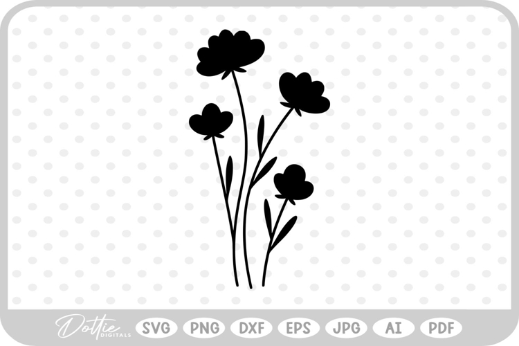 Wildflowers Svg Image 24