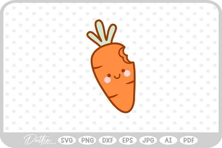 Carrot Vegetable SVG PNG DXF