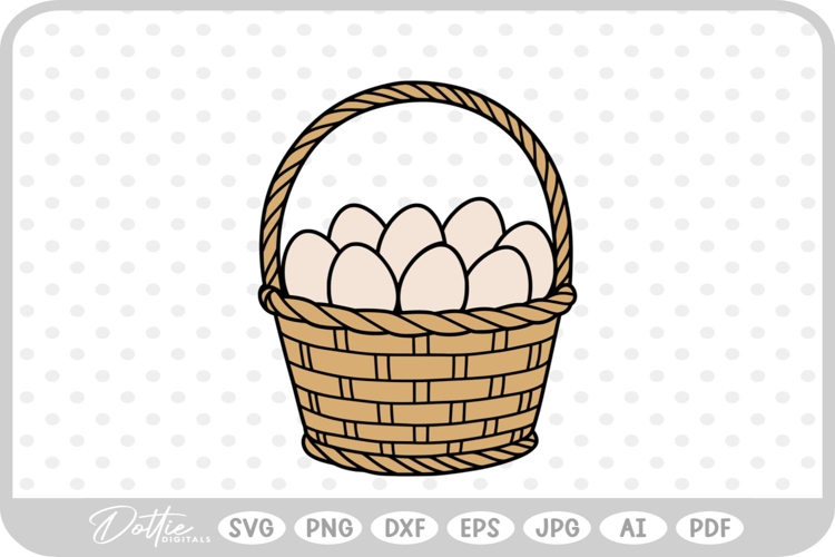 Easter Basket Svg Image 8