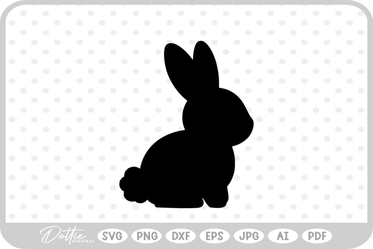Bunny Rabbit Easter Spring Time SVG PNG DXF