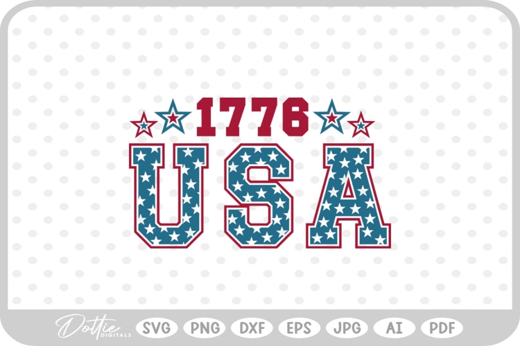 USA America SVG PNG DXF