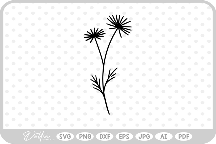 Wildflowers Svg Image 23