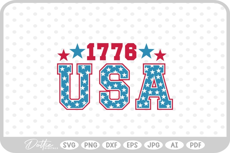 USA America SVG PNG DXF